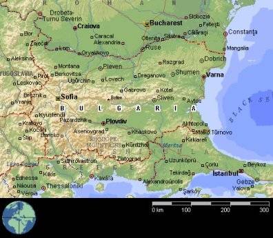 Карта на България